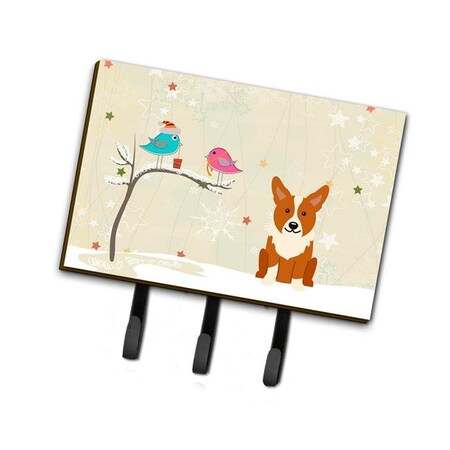 Carolines Treasures BB2572TH68 Christmas Presents Between Friends Corgi Leash or Key Holder BB2572TH68